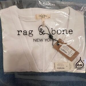 Rag & Bone Tee, The Slub Tee, White, M - NWT